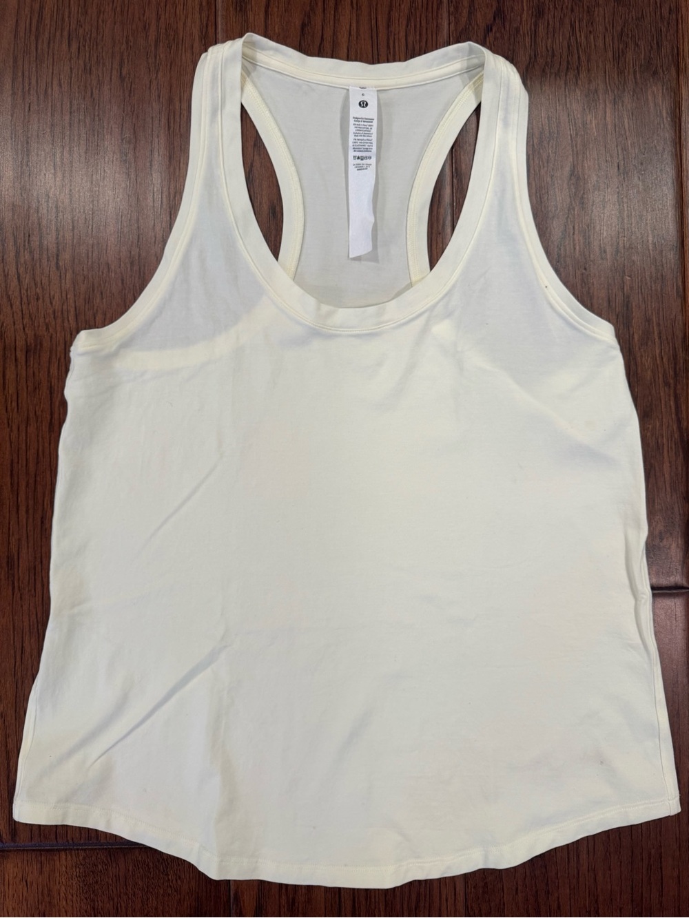 Lululemon Love Tank Yellow Size 6 NWOT